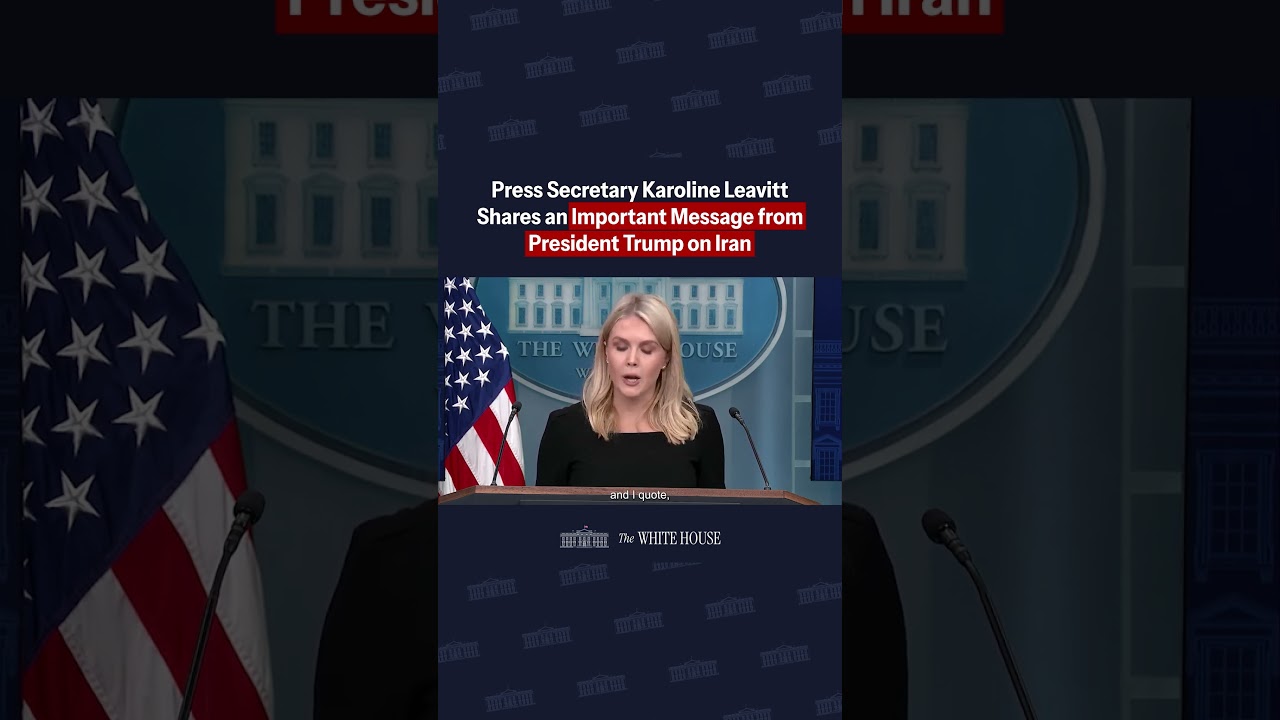 Karoline Leavitt at the White House podium